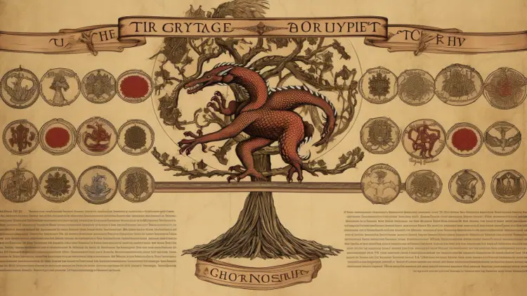 Odkryj Drzewo Genealogiczne Rodu Targaryen - Klucz do Rodziny Targaryenów w Grze o tron
